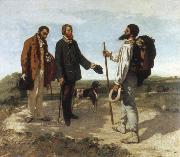 Gustave Courbet bonjour monsieur courbet oil on canvas